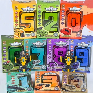 Brinquedos Infantis Robô Números 0-9 Transformers  Digital Robot em Oferta na Shopee