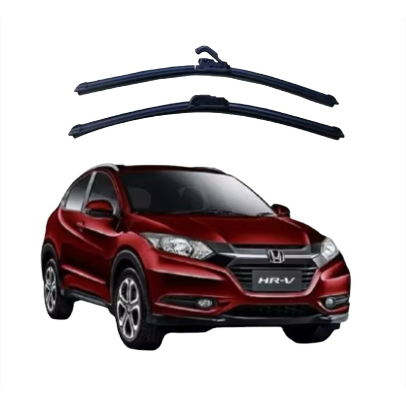 Par de Palhetas para Limpador De Parabrisa Dianteiro para Honda Hrv 2015 2016 2017 2018 2019