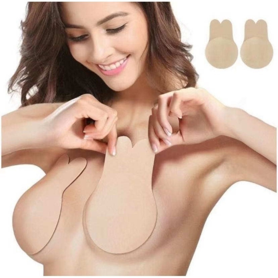 Adesivo Silicone Sutia Invisivel Levanta Seio Coelho Pop Up Breast Sticker Acessorizar