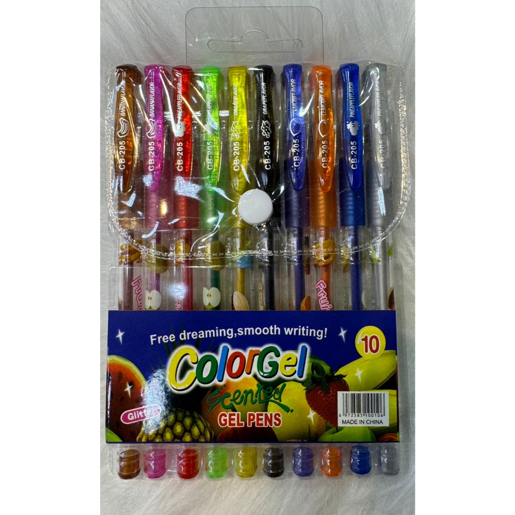 Caneta Gel Diversas 6 12 24 Cores Coloridas Para Desenhos Infantis pintura Com glite — imagem 2 de 2