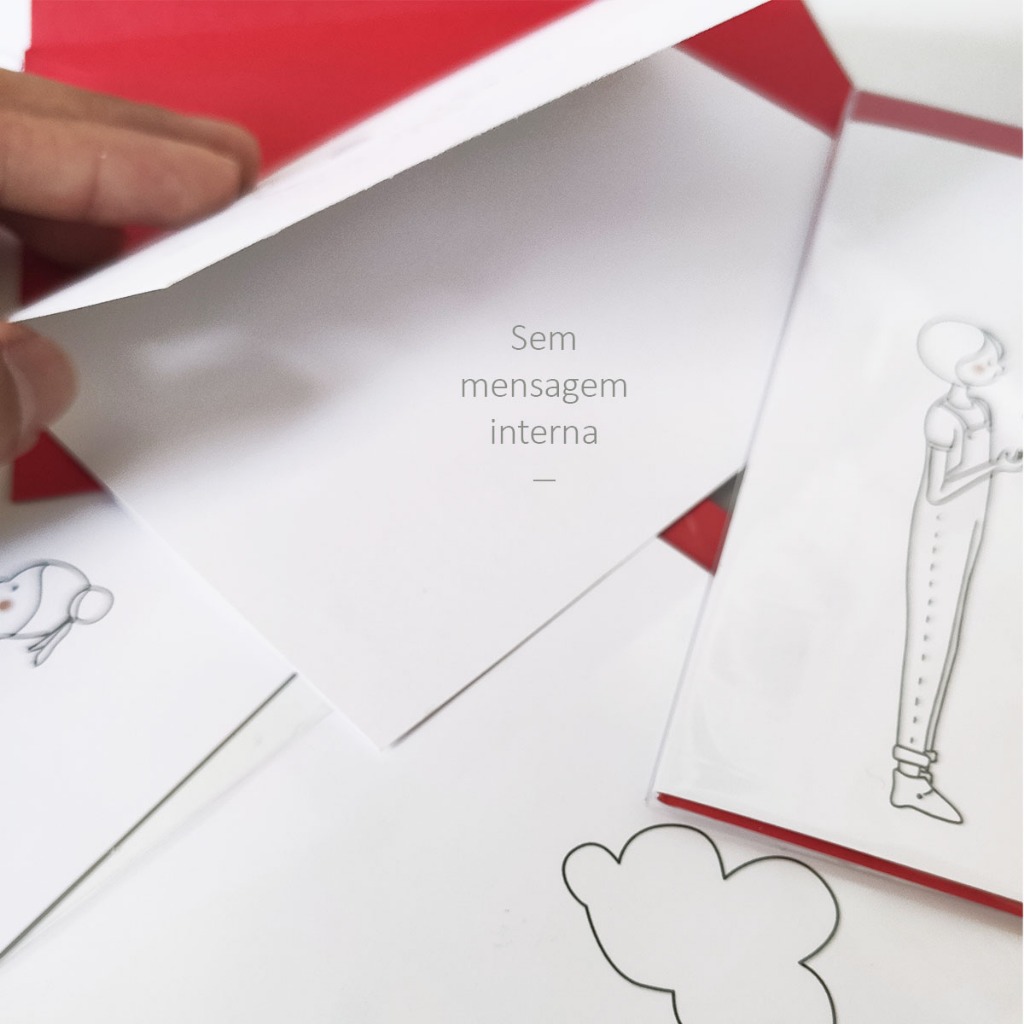 Cartão de Presente Fine Line Gluuck, Tamanho A6 + Envelope - Bebê, Nascimento.