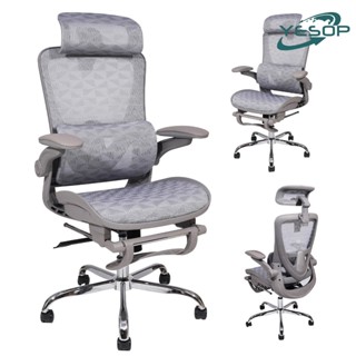 Cadeira De Escritório Ergonômica Com Apoio Lombar E De Pernas Assento Zero Gravity Cor Bra...