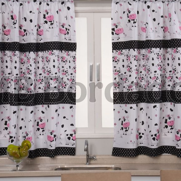 Cortina Cozinha Vitro Estampada 200x130m - DECORAÇÃO em Oferta na Shopee