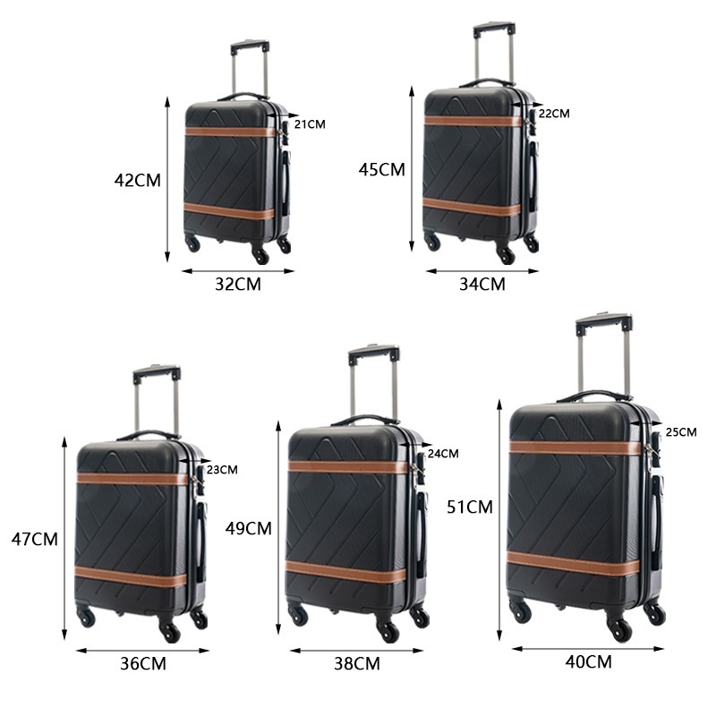 Detalhes do Malas De Viagem Rodinhas 360 Senha Mala Viagem Bordo Abs 9kg-10kg Rodinhas 360 Design Premium -2401