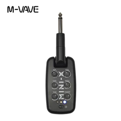 M-VAVE MINI-X Amplificador de fone de ouvido portátil para guitarra e baixo Plug-in Mini amplificador de fone de ouvido