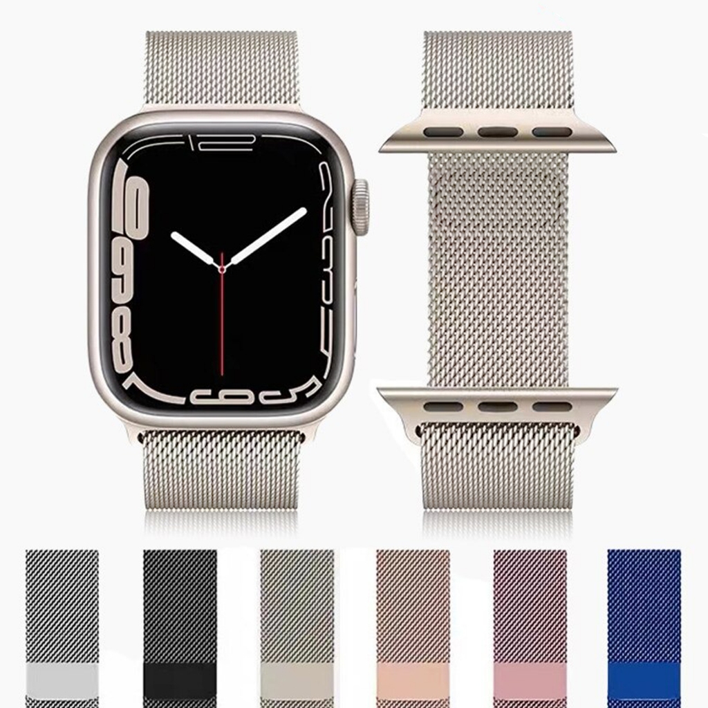 Pulseira de Metal Para Apple Watch Ultra 3 2 Séries 11 10 9 8 7 SE 46mm 49mm 45mm 41mm 44mm 40mm 42mm em Oferta na Shopee