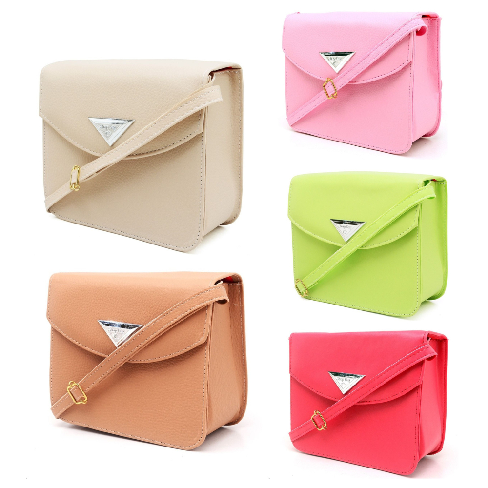 Bolsa Femenina kit 3 Unidades Balada California Lisa Bolsinha Delicada