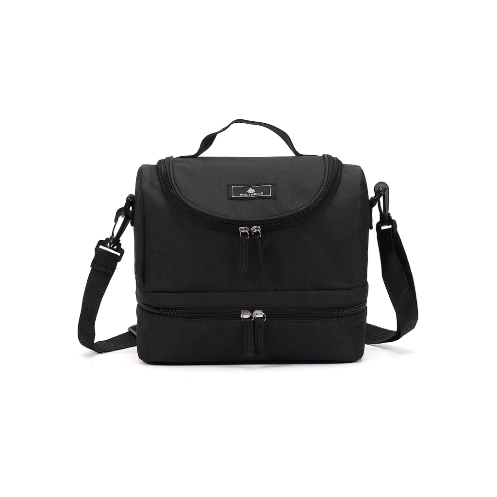 Lancheira Térmica Bolsa com Alça de mão e ombro Para Marmita Adulta Dividida em 2 andares com zíper em Oferta na Shopee