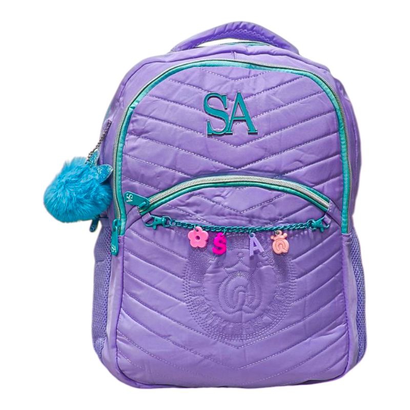 mochila casual básica escolar inspiração Rebeca bonbon em Oferta na Shopee