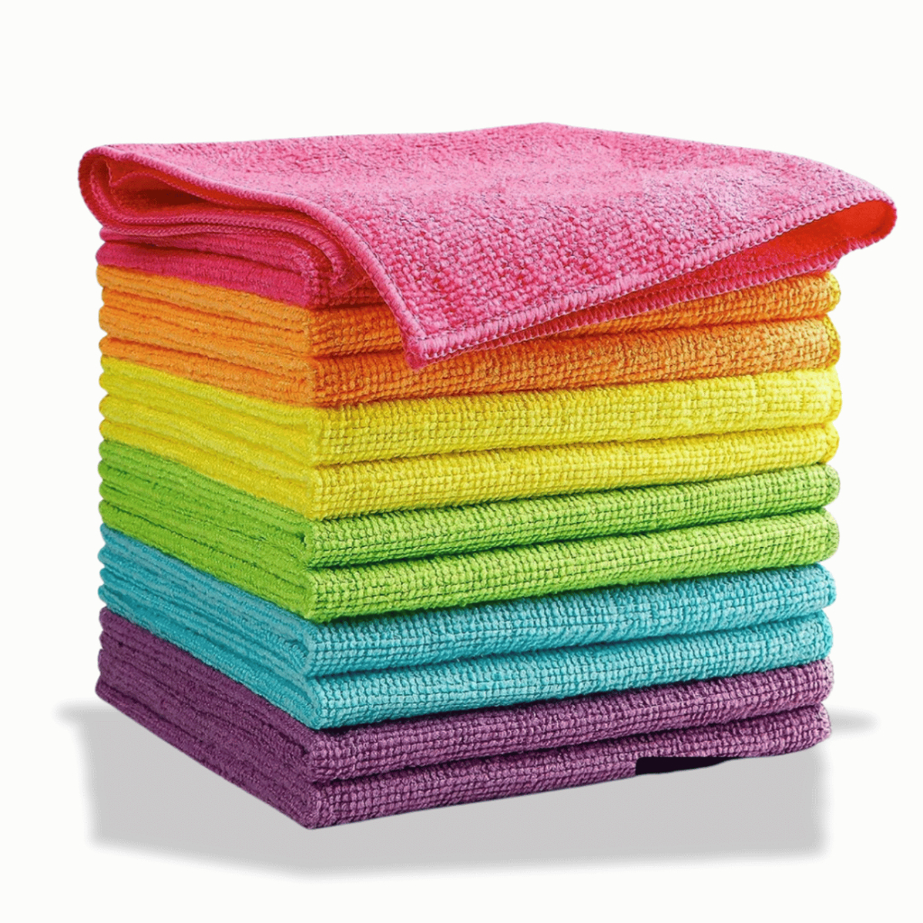 Kit de Panos De Limpeza Microfibra alta absorção Multiuso em Oferta na Shopee