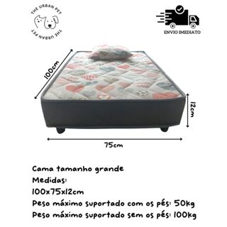 Cama Caminha Pet de Cachorro Grande Impermeável em Oferta na Shopee