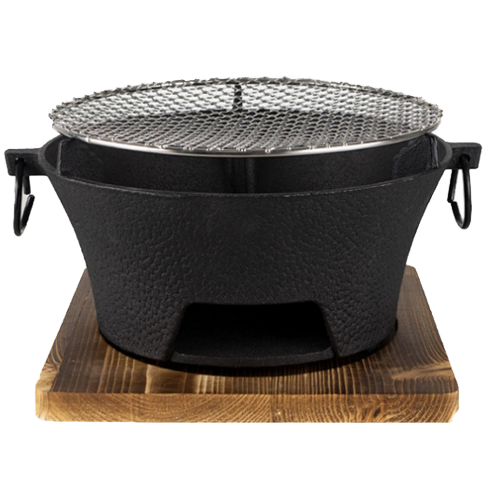 Panela Ferro Fundido Multifuncional Churrasqueira Fritadeira a Carvão - WCT FITNESS em Oferta na Shopee