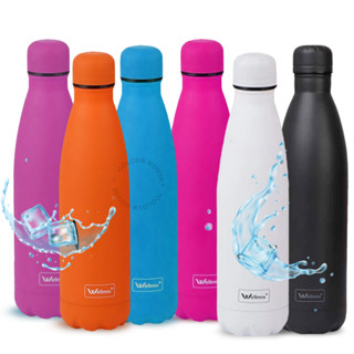 Garrafa Térmica Inox Água Squeeze Academia 500ml Colorida - Premium
