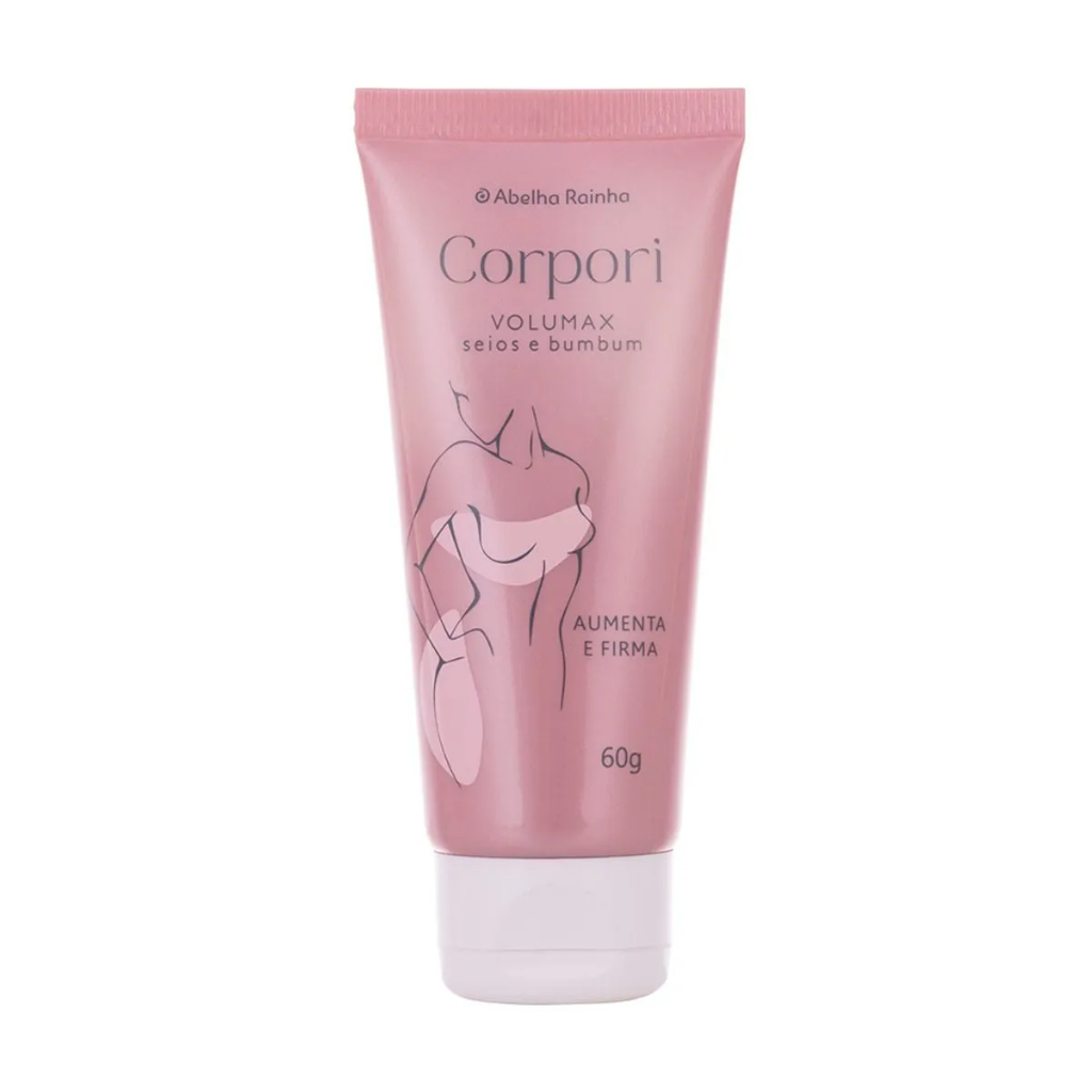 Creme Corpori Volumax para aumentar seios e bumbum 60g Abelha Rainha em Oferta na Shopee