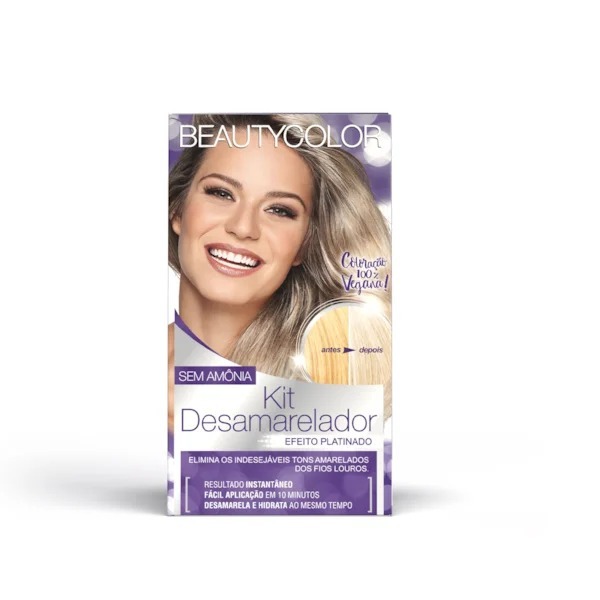 Kit Desamarelador Sem Amônia Beauty Color