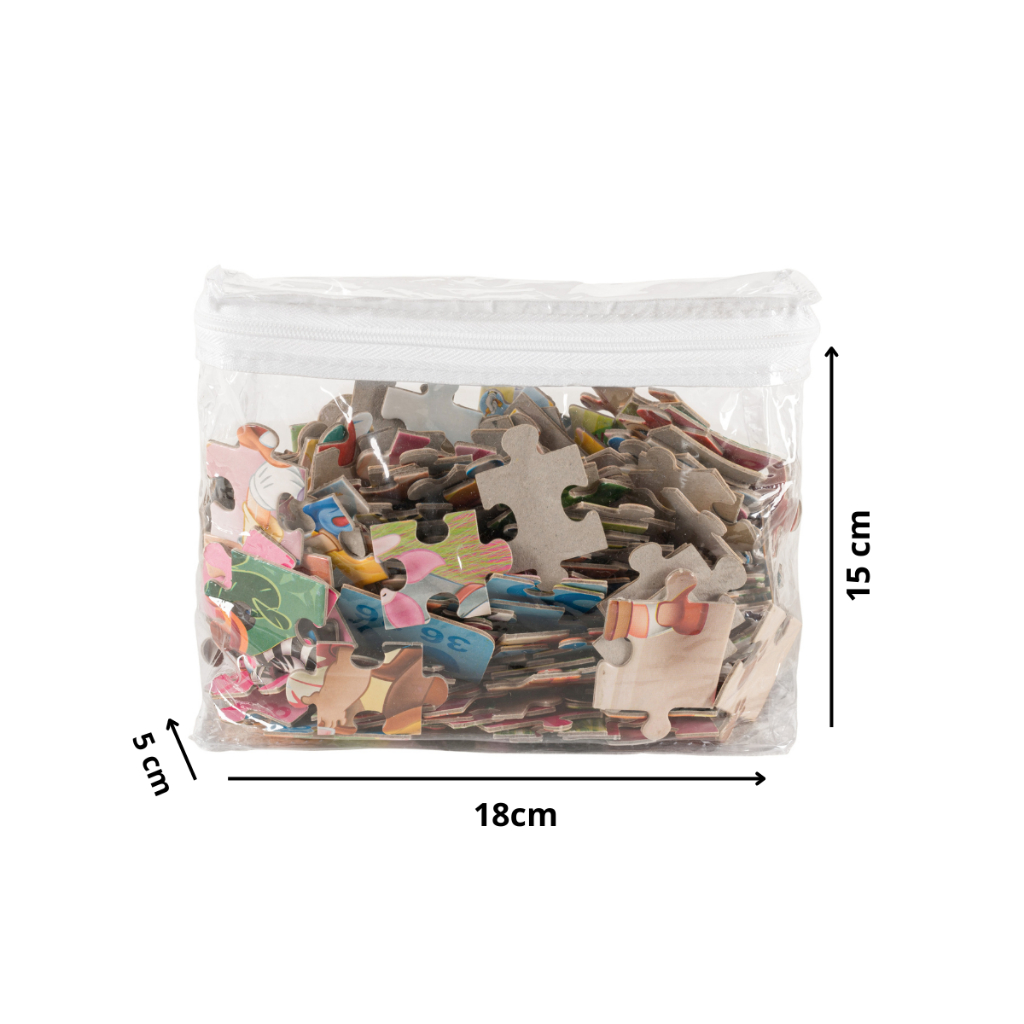 Kit 8 Organizador Multiuso porta treco de Brinquedo com ziper P/M/G