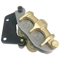 Pinça De Freio Dianteira Titan 125 2000 A 2004 Pistão Duplo Cor Dourado
