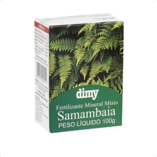 Produto ADUBO FERTILIZANTE DIMY SAMAMBAIA 100G NUTRIÇÃO COLORAÇÃO CRESCIMENTO em Oferta na Shopee
