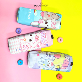 Estojo Grande Escolar Decorado Ursinho Gatinha Estojo Kawai Fofo A prova D'agua em Oferta na Shopee
