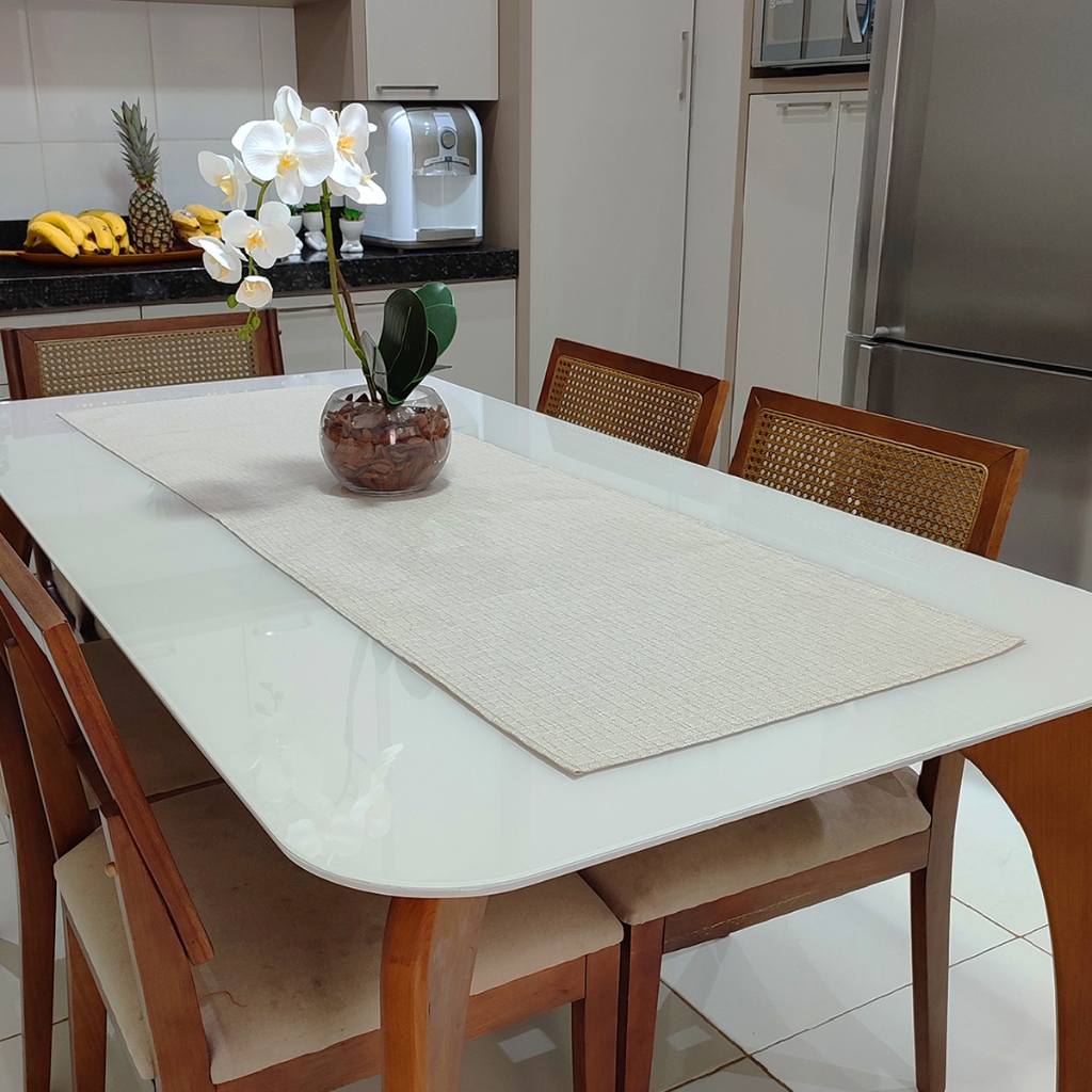 Caminho Trilho de Mesa Decorativo Linhão 1,05m x 0,45m Decoração