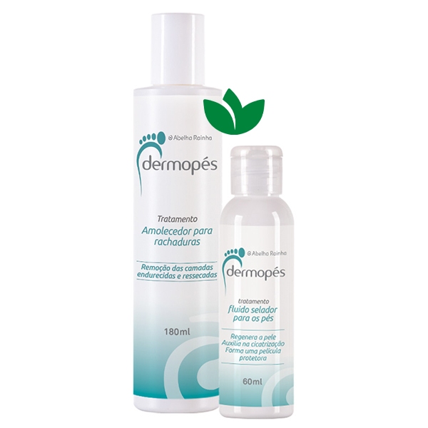 DERMOPÉS Kit 2 Itens Amolecedor Para RACHADURAS Abelha Rainha