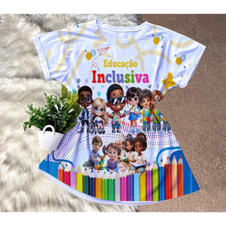 Camiseitas-T-shirt-Blusa-profissão-Profissões Educação Inclusiva Feminina Camisa em Oferta na Shopee