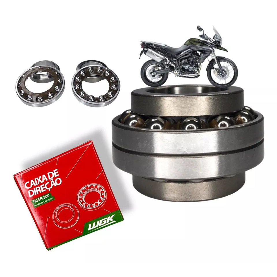 Caixa De Direção Rolamento Tiger 800 Triumph Esferas
