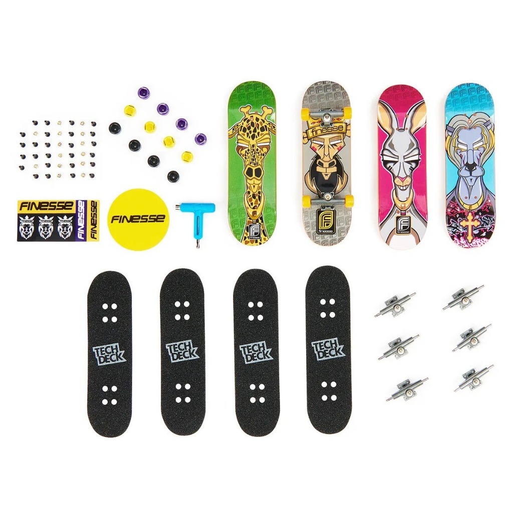 Tech Deck Ultra Deluxe Pack com 4 Skates de Dedo - Sunny 2891 em Oferta na Shopee