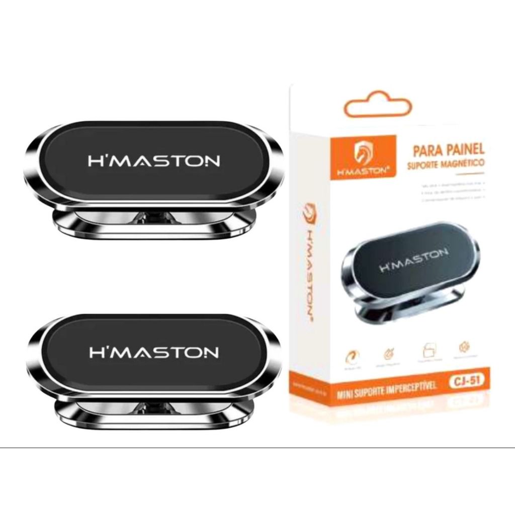 Kit 2 H’MASTON CJ51 Suporte Magnético Automotivo Celular Com Imã Neodimio em Oferta na Shopee