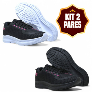 Kit 2 Tênis Leves e Confortáveis – Caminhada, Treinos e Aventura com Envio Imediato! em Oferta na Shopee