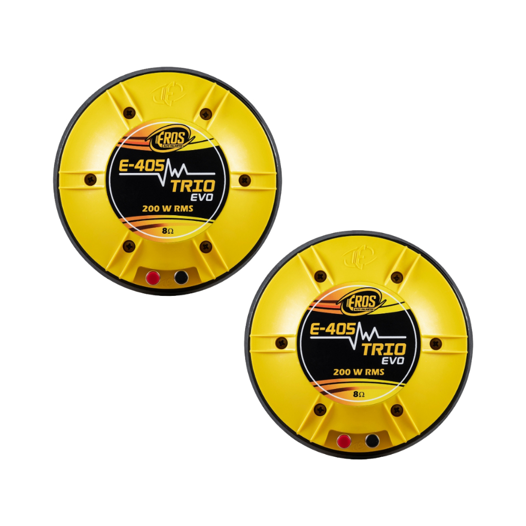 Kit 2 Driver Eros E-405 Trio EVO 200W Rms 8 Ohms Amarelo em Oferta na Shopee