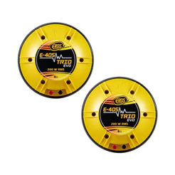 Kit 2 Driver Eros E-405 Trio EVO 200W Rms 8 Ohms Amarelo