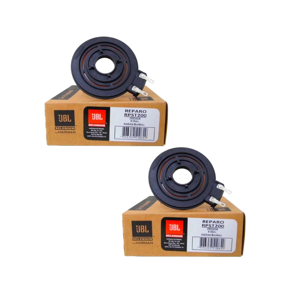 Kit 2 Reparos Super Tweeter St200 Jbl Selenium Original Rpst200 - Spare Parts and Accessories for Vehicles