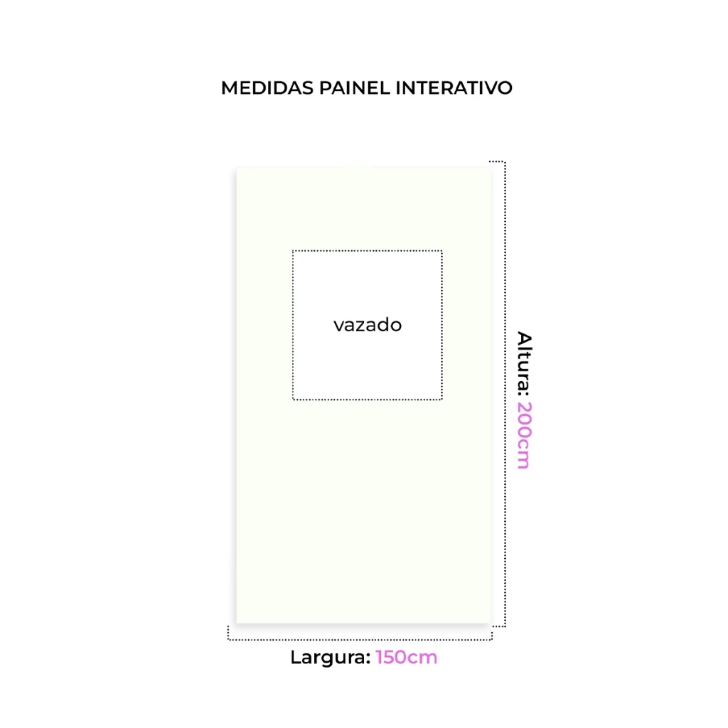 Painel Vazado Interativo Retangular Sublimado Para Festas Tema Dia Das Mulheres