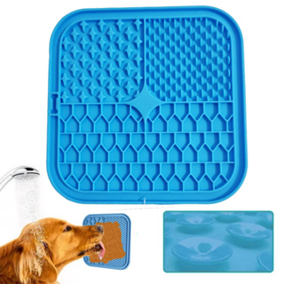 Tapete Comedouro de Silicone 20cm Quadrado Interativo para Cães Lamber Labirinto em Oferta na Shopee