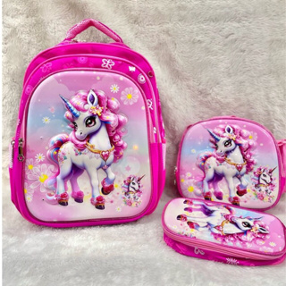 Kit 3 Mochila+Lancheira+Estojo infantil em Oferta na Shopee