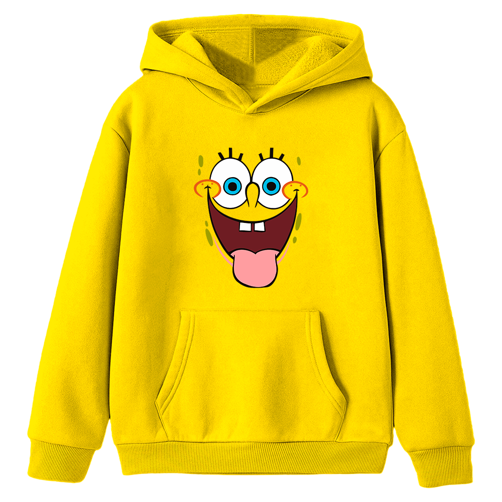 Moletom Infantil Bob Esponja Tv Globinho Casaco Criança Frio Menino Menina