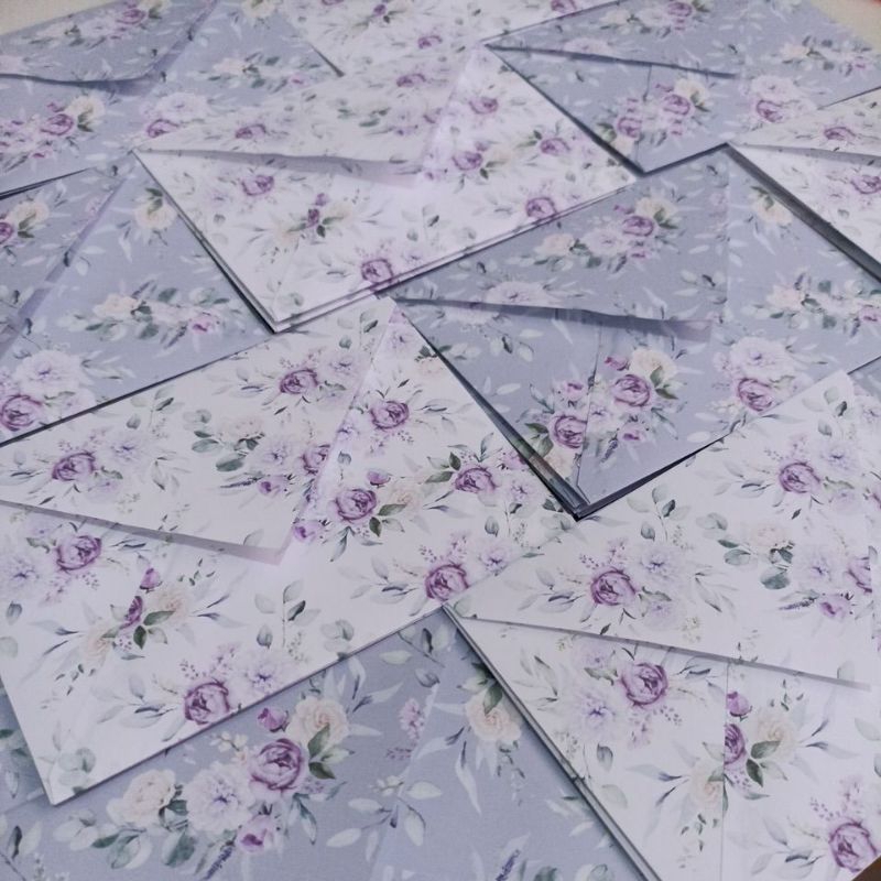Envelopes  Coleção Violeta em Oferta na Shopee