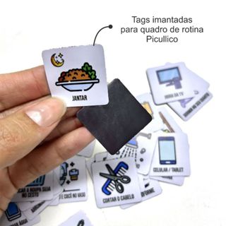 Rotinas avulsas para Quadro de Rotina feitas em imã em Oferta na Shopee