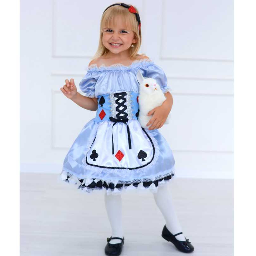 Fantasia Alice no Pais das Maravilhas infantil + arquinho