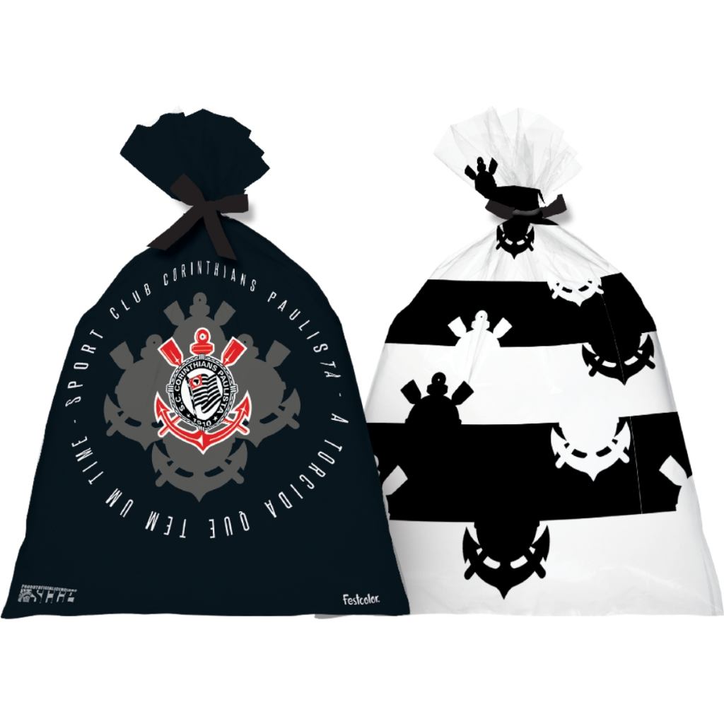 8 Sacolinhas Surpresa Corinthians Lembrancinhas Festcolor em Oferta na Shopee