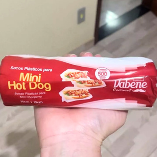 Sacos Embalagem Mini Cachorro Quente Hot Dog Delivery 500un Qualidade e Segurança em Oferta na Shopee