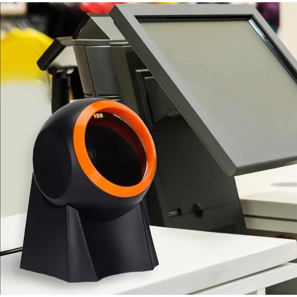 Leitor De Código De Barras Fixo Pdv Usb 1d 2d Qr Code