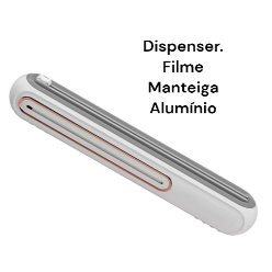 1 Dispenser para plástico filme, papel alumínio ou manteiga.