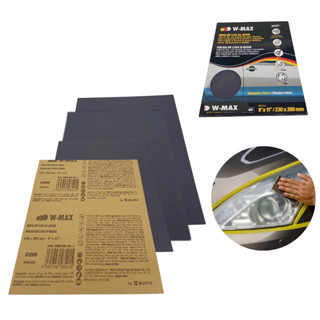 Kit 03 Lixa Dágua 600 800 1200 Para polimento de farol Wurth em Oferta na Shopee