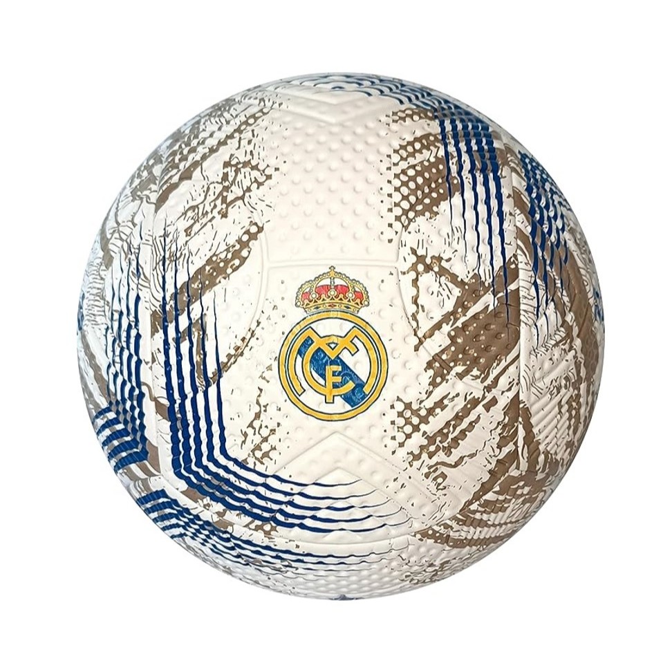 Bola de Futebol Real Madrid Nº 5 Azul e Dourada em Oferta na Shopee