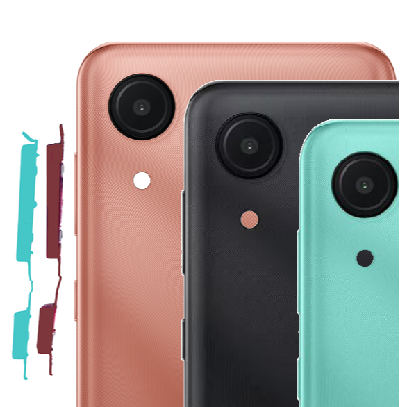 Botão de Ligar Aumentar e Baixar Volume Compatível Galaxy A03 Core A032m Botões Laterais!