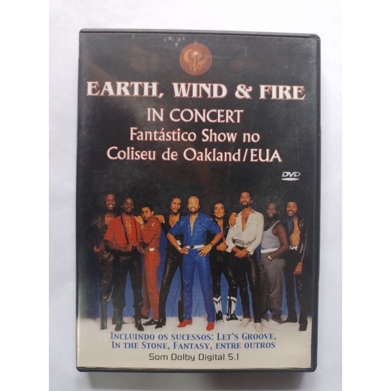 DVD Earth Wind E Fire In Concert Coliseu De Oakland EUA Original