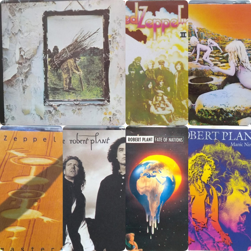 CD: LED ZEPPELIN & ROBERT PLANT E JIMMY PAGE - Discografia {vendas Por Unidade ou Lote]