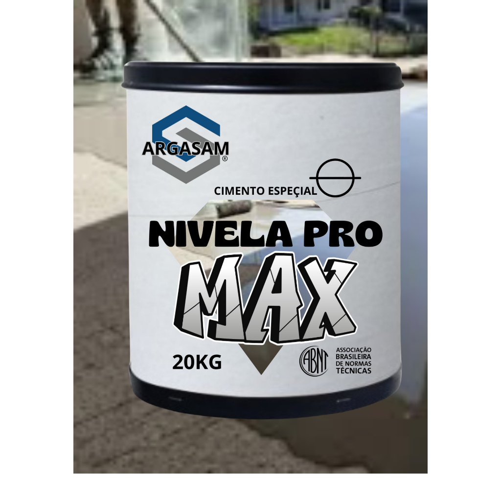 NIVELA PRO MAX cimento aditivado especial para nivelamento de pisos kit 20kg